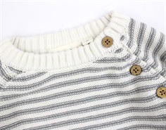 Lil Atelier coconut milk stribet pullover